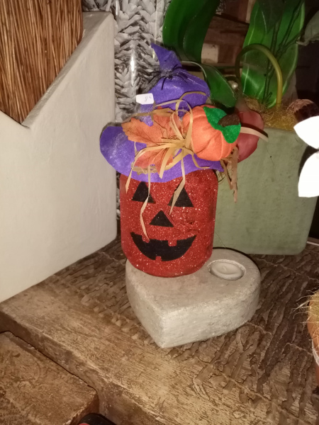 Pot lumineux Halloween